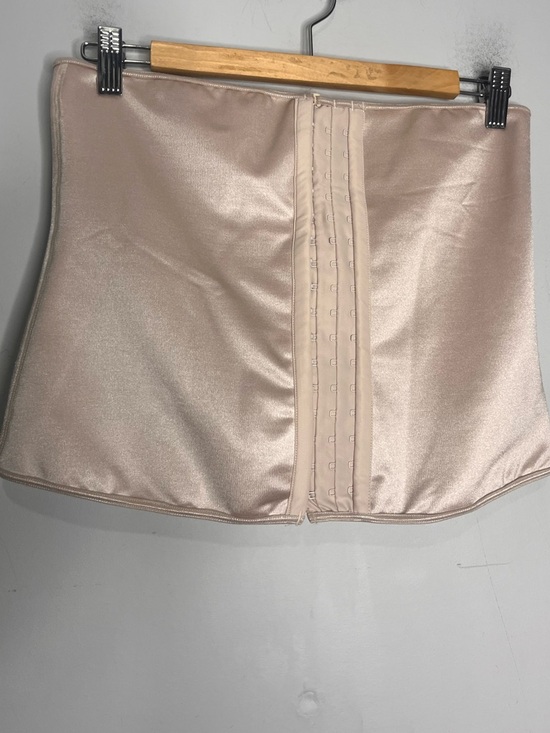 Leonisa Slimming Waist Cincher Corset with Latex, Beige/Champagne, size XL - Picture 4 of 14